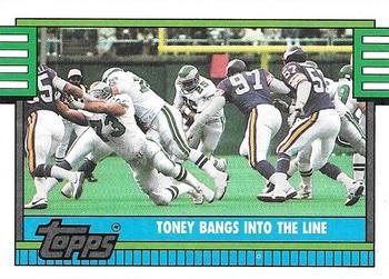 1990 Topps - Collector's Edition (Tiffany) #513 Eagles Team Front