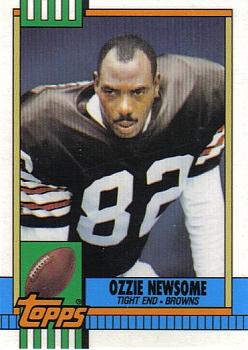 1990 Topps - Collector's Edition (Tiffany) #168 Ozzie Newsome Front
