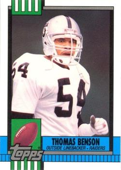 1990 Topps - Collector's Edition (Tiffany) #287 Thomas Benson Front