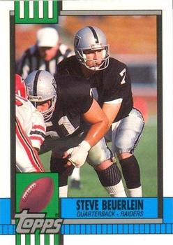 1990 Topps - Collector's Edition (Tiffany) #291 Steve Beuerlein Front