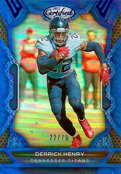 2022 Panini Certified - Mirror Blue #96 Derrick Henry Front
