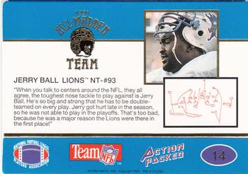 1991 Action Packed All-Madden #14 Jerry Ball Back