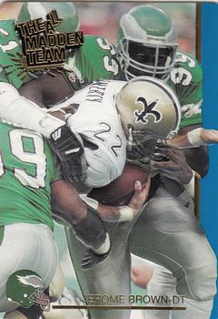 1991 Action Packed All-Madden #15 Jerome Brown Front