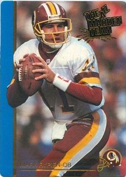 1991 Action Packed All-Madden #1 Mark Rypien Front