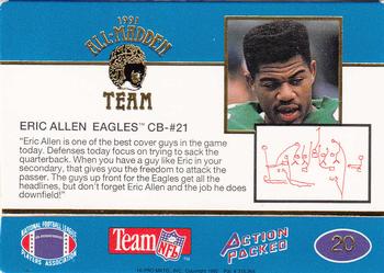 1991 Action Packed All-Madden #20 Eric Allen Back