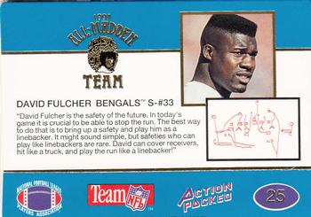 1991 Action Packed All-Madden #25 David Fulcher Back