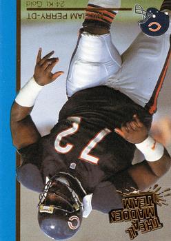 1991 Action Packed All-Madden - 24K Gold #16G William Perry Front