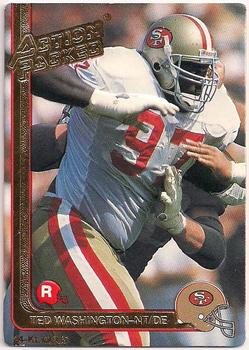 1991 Action Packed Rookie/Update - 24K Gold #24G Ted Washington Front