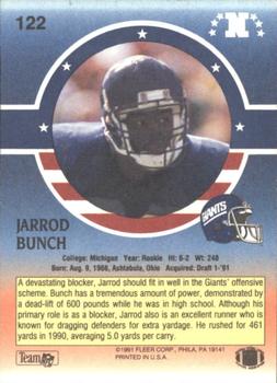 1991 Fleer Stars 'n Stripes #122 Jarrod Bunch Back