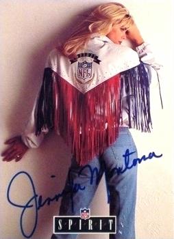 1991 Pro Line Portraits - Spirit Wives Autographs #NNO Jennifer Montana Front