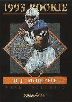 1993 Pinnacle - Rookies #18 O.J. McDuffie Front