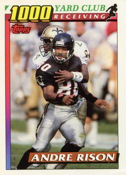 1991 Topps - 1000 Yard Club #7 Andre Rison Front