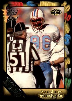 1991 Wild Card - 100 Stripe #2 Sean Jones Front