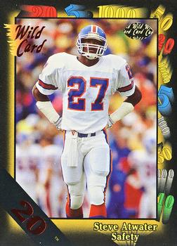 1991 Wild Card - 20 Stripe #6 Steve Atwater Front