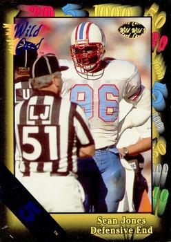 1991 Wild Card - 5 Stripe #2 Sean Jones Front