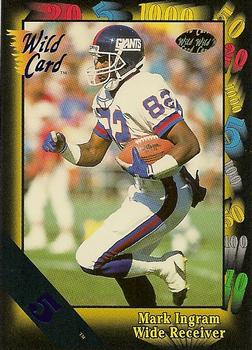 1991 Wild Card - 5 Stripe #136 Mark Ingram Front