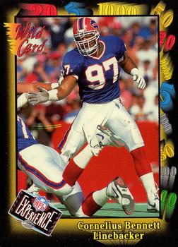 1991 Wild Card - NFL Experience Exchange #126H Cornelius Bennett Front