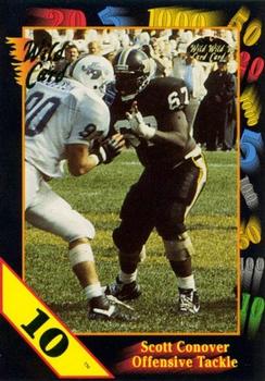 1991 Wild Card Draft - 10 Stripe #14 Scott Conover Front