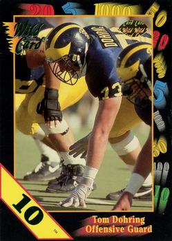 1991 Wild Card Draft - 10 Stripe #113 Tom Dohring Front