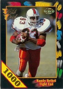 1991 Wild Card Draft - 1000 Stripe #144 Randy Bethel Front