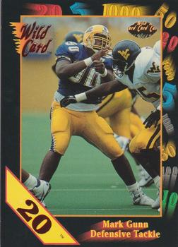 1991 Wild Card Draft - 20 Stripe #97 Mark Gunn Front