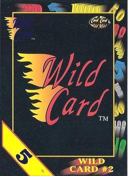 1991 Wild Card Draft - 5 Stripe #15 Wild Card #2 Front