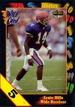 1991 Wild Card Draft - 5 Stripe #48 Ernie Mills Front
