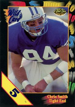 1991 Wild Card Draft - 5 Stripe #124 Chris Smith Front