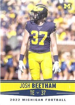 2022 Valiant Michigan Wolverines #10 Josh Beetham Front