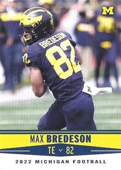 2022 Valiant Michigan Wolverines #17 Max Bredeson Front