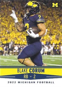 2022 Valiant Michigan Wolverines #21 Blake Corum Front