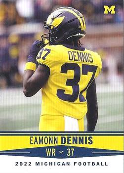 2022 Valiant Michigan Wolverines #23 Eamonn Dennis Front