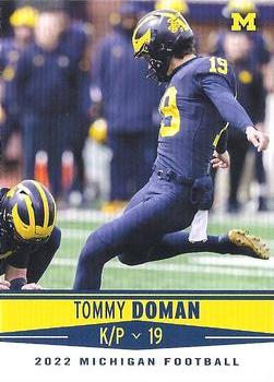 2022 Valiant Michigan Wolverines #25 Tommy Doman Front