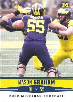 2022 Valiant Michigan Wolverines #32 Mason Graham Front