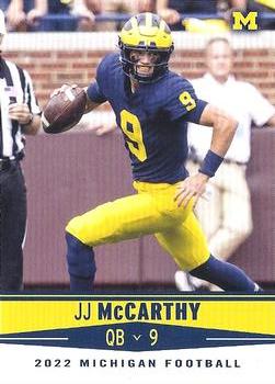 2022 Valiant Michigan Wolverines #63 JJ McCarthy Front