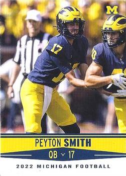 2022 Valiant Michigan Wolverines #94 Peyton Smith Front