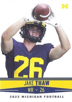 2022 Valiant Michigan Wolverines #140 Jake Thaw Front