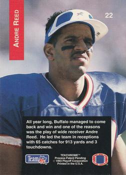 1993 Playoff #22 Andre Reed Back