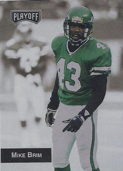 1993 Playoff #24 Mike Brim Front
