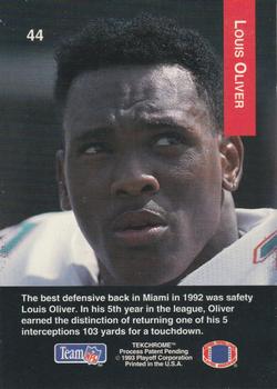 1993 Playoff #44 Louis Oliver Back