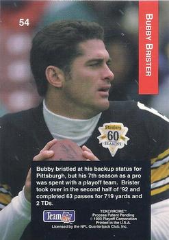 1993 Playoff #54 Bubby Brister Back