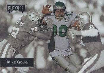 1993 Playoff #196 Mike Golic Front