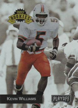1993 Playoff #315 Kevin Williams Front