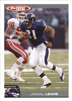 2004 Topps Total - Team Checklists #TTC3 Jamal Lewis Front