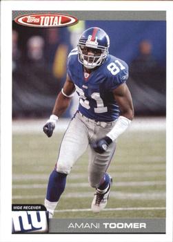 2004 Topps Total - Team Checklists #TTC21 Amani Toomer Front