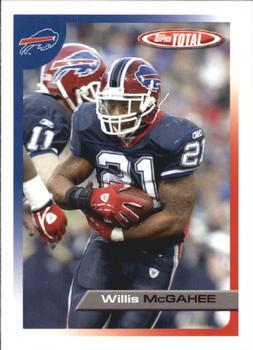 2005 Topps Total - Team Checklists #TC4 Willis McGahee Front