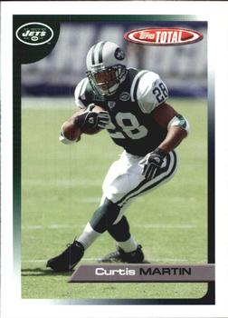 2005 Topps Total - Team Checklists #TC22 Curtis Martin Front