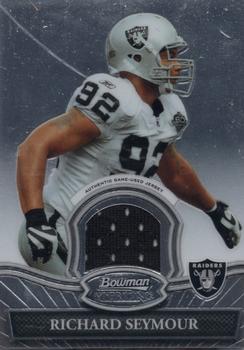 2010 Bowman Sterling #BSR-RS Richard Seymour  Front