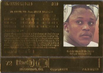 1992 Action Packed - Mint #72 Barry Sanders Back