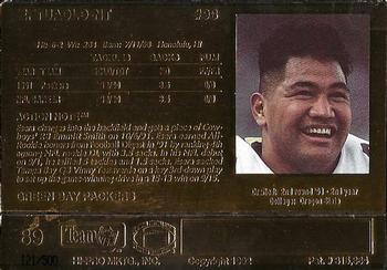 1992 Action Packed - Mint #89 Esera Tuaolo Back